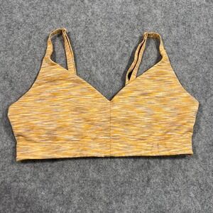 Outdoor Voices Sunset Yellow FreeForm Flow Bralette Sports Bra Women Size Medium